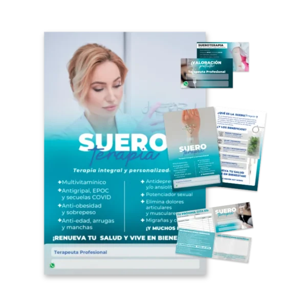 KIT DE PUBLICIDAD SUEROTERAPIA