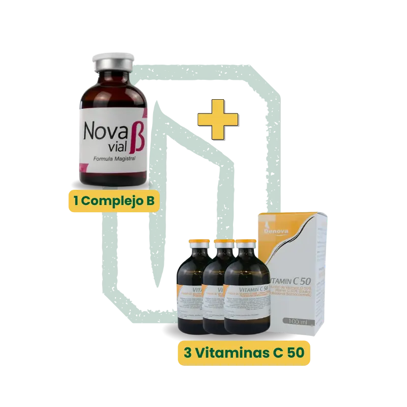 PROMO 3 VITAMINAS C DENOVA + 1 COMPLEJO B