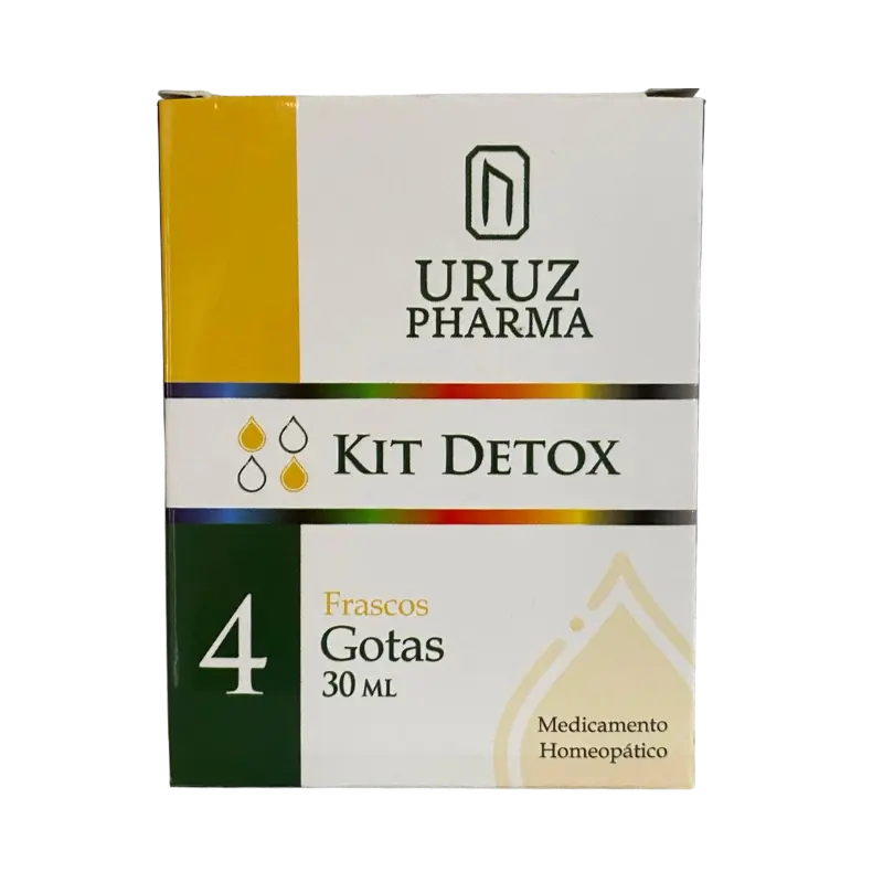 KIT DETOX EN GOTAS *4 FRASCOS - URUZPHARMA